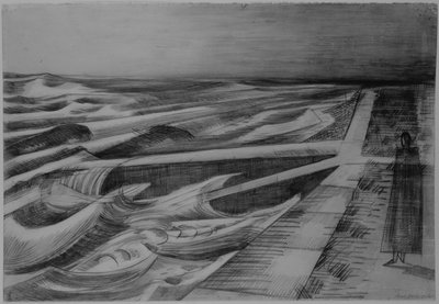 Night Tide, Dymchurch alkotó: Paul Nash