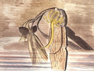 Tárgyak a homokon alkotó: Paul Nash