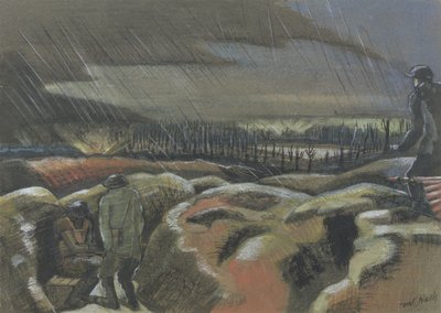 Shellburst, Zillebeke alkotó: Paul Nash