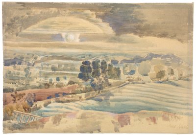 Napfelkelte a völgy felett alkotó: Paul Nash
