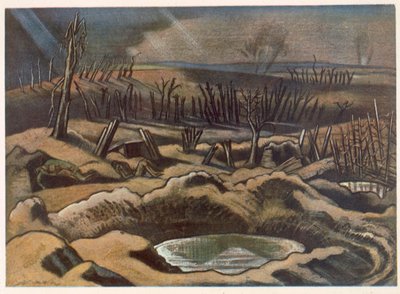 The Field at Passchendaele, Brit művészek a fronton, A nyugati front folytatása, harmadik rész, Paul Nash alkotó: Paul Nash
