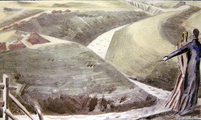 A nagy gát, Romney Marsh alkotó: Paul Nash