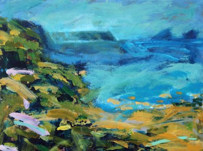 Landsend, 2021 (akril, tábla) alkotó: Paul Powis