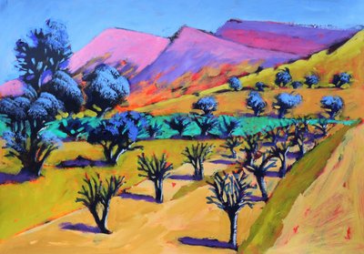 Provence, 2021 (akril, papír) alkotó: Paul Powis