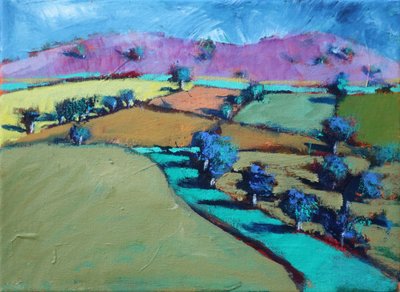 Swineyard Hill, 2021 (akril, vászon) alkotó: Paul Powis