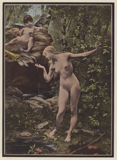 Fountain of youth (colour litho)   1401596   hu       hungarian Successfully Translated  Original: De Grieken gaan aan boord na de val van Troje De werken van Odysseus (series title) Translat: De Grieken gaan aan boord na de val van Troje De werken van Ody alkotó: Paul Quinsac