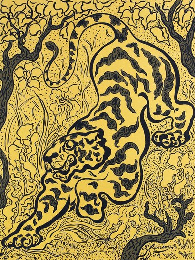 Tigris a dzsungelben alkotó: Paul Ranson