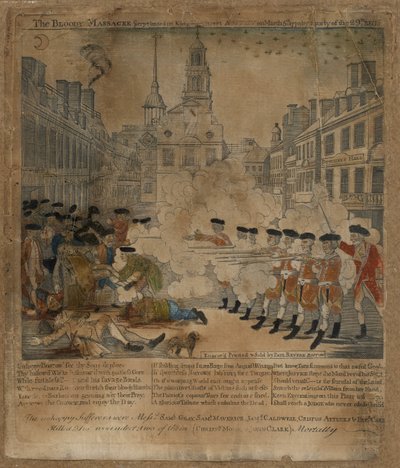 A véres mészárlás alkotó: Paul Revere