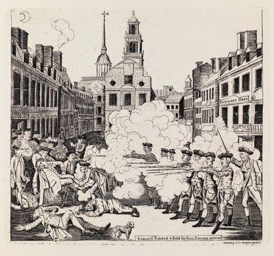 A véres mészárlás alkotó: Paul Revere