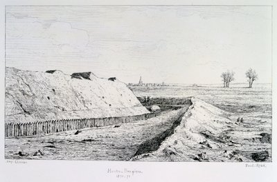 Haute Brugeres, Párizs ostroma, 1870-1871 alkotó: Paul Roux