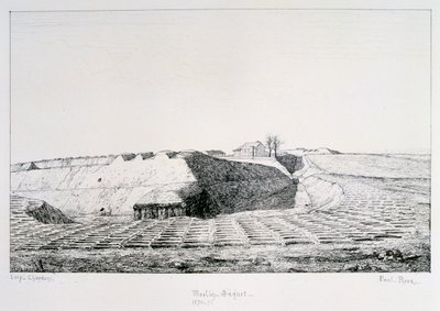 Moulin Saquet, Párizs ostroma, 1870-1871 alkotó: Paul Roux