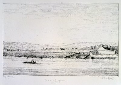 Hajnalban - Grenelle, Párizs ostroma, 1870-1871 alkotó: Paul Roux