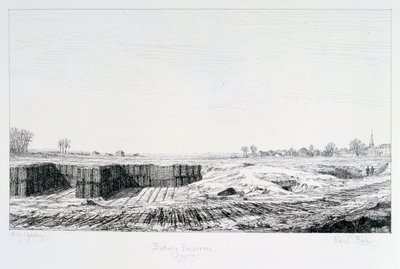 Porosz üteg, Párizs ostroma, 1870-1871 alkotó: Paul Roux
