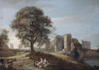 Chepstow-kastély, 1790-es évek alkotó: Paul Sandby
