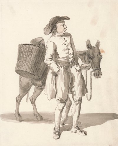 London Cries: Boy with a Donkey alkotó: Paul Sandby
