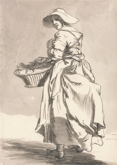 London Cries: Virágok alkotó: Paul Sandby