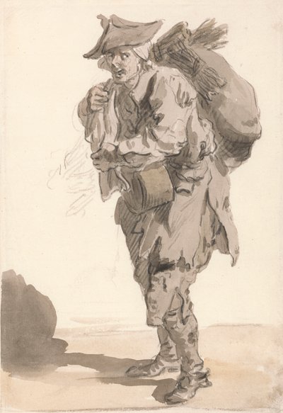 London Cries: Small Coal or Brushes alkotó: Paul Sandby