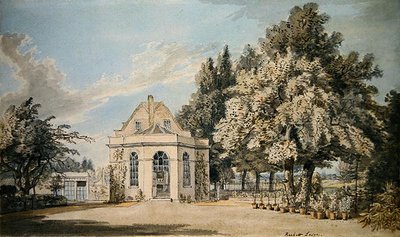 Rackett Lodge, Wandsworth (akvarell ceruzával, papíron) alkotó: Paul Sandby