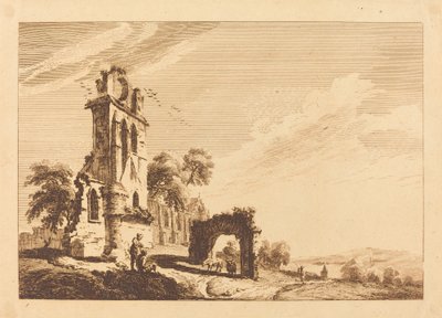 A romos apátság alkotó: Paul Sandby