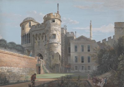 A Norman Gate és a kormányzóhelyettes háza alkotó: Paul Sandby