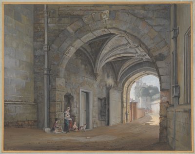 Erzsébet királynő kapuja alkotó: Paul Sandby