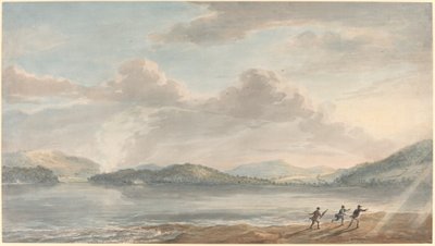 A dagály emelkedése a brit kompon alkotó: Paul Sandby