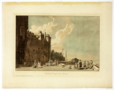 Windsor Terrace Nyugat felé néz alkotó: Paul Sandby