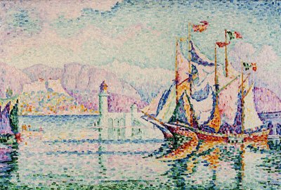 Antibes – Reggel. alkotó: Paul Signac