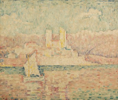 Antibes reggel, 1919 alkotó: Paul Signac