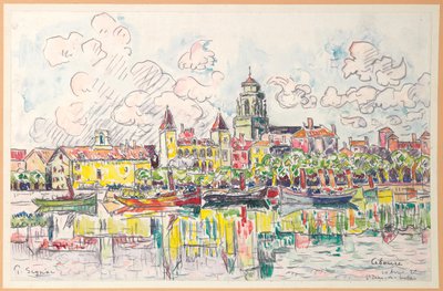 Ciboure, Saint-Jean-de-Luz, 1920 alkotó: Paul Signac