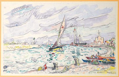 Ciboure, Saint-Jean-de-Luz, 1920 alkotó: Paul Signac