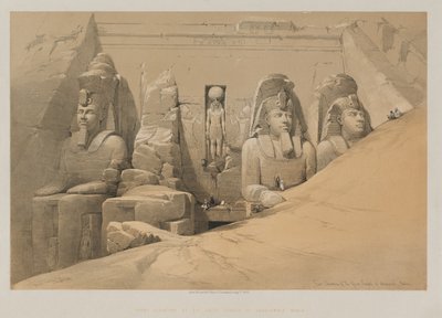 Egyiptom és Núbia, II. kötet: Aboo Simbel Nagy Templom homlokzata, Núbia alkotó: Paul Signac