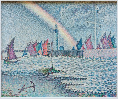 Honfleur kikötőjének bejárata alkotó: Paul Signac