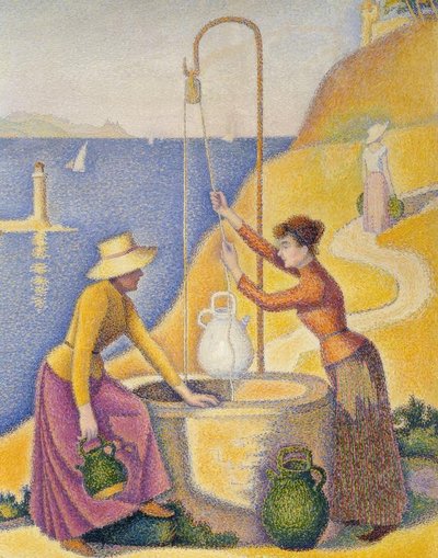 Nők a kútnál (Opus 238) alkotó: Paul Signac