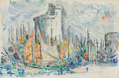 La Rochelle, 1911 alkotó: Paul Signac