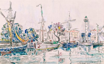 La Rochelle, 1925 alkotó: Paul Signac