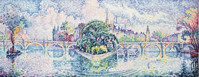 A Vert-Galant kert c. 1928 alkotó: Paul Signac