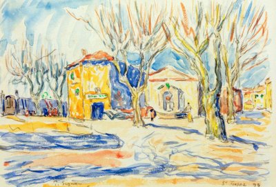 Saint-Tropez táj alkotó: Paul Signac