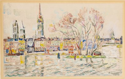Rouen, 1924 alkotó: Paul Signac