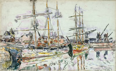 Utca. Malo, 1925 alkotó: Paul Signac