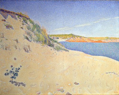 A strand Saint-Briacban. Op. 212 Homokos tengerpart, 1890. alkotó: Paul Signac