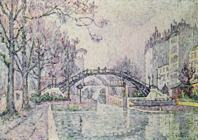 A Saint-Martin-csatorna, 1933 alkotó: Paul Signac