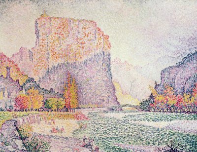 A Castellane-i sziklák, 1902 alkotó: Paul Signac