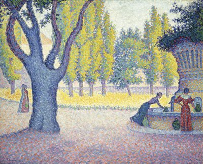 A Fountain des Lices St, 1895 alkotó: Paul Signac