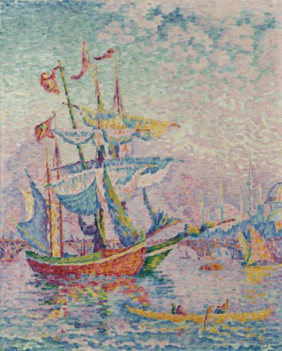 Az Aranyszarv. A híd, 1907 alkotó: Paul Signac