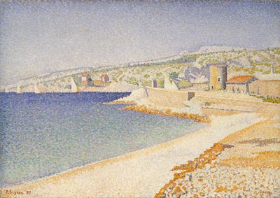 A móló Cassisban, Opus 198 alkotó: Paul Signac