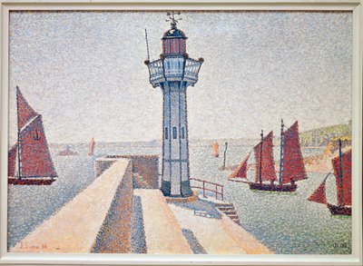 A portrieux-i világítótorony (olaj, vászon) alkotó: Paul Signac