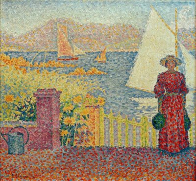 Tor Saint-Tropezben alkotó: Paul Signac