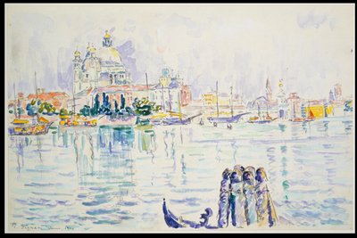 Velence, a Nagy-csatorna alkotó: Paul Signac