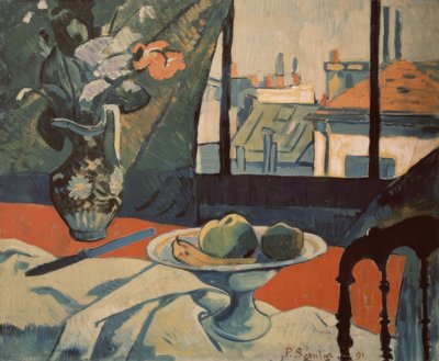 CSENDÉLET AZ ABLAKBAN - 1891 - O / L - NABI FESTMÉNY alkotó: Paul Sérusier